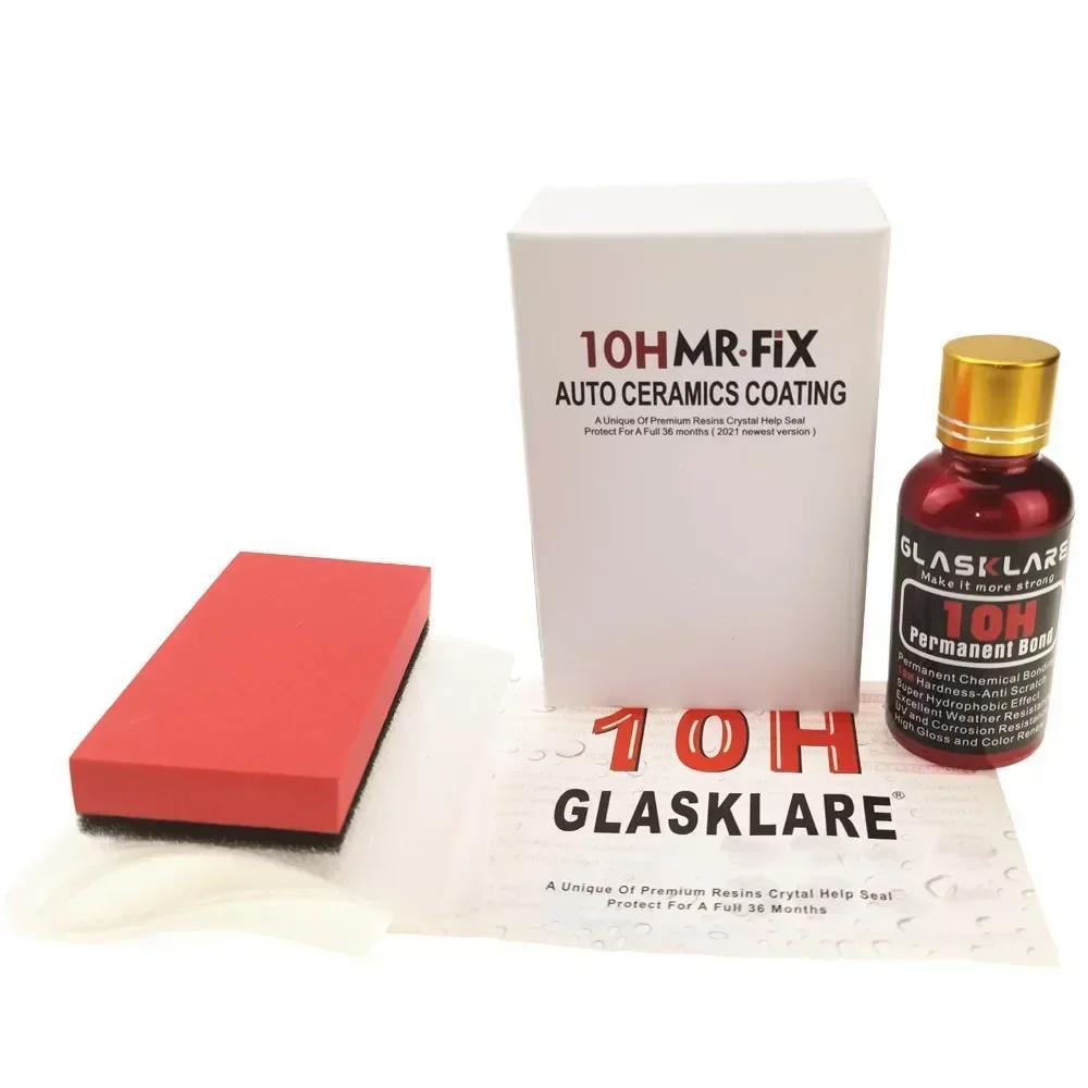 Ceramika 10H do polerowania samochodu Płynna powłoka ceramiczna Hydrofobowa powłoka szklana Folia ochronna do lakieru Pielęgnacja Odporna na zarysowania Auto Detailing