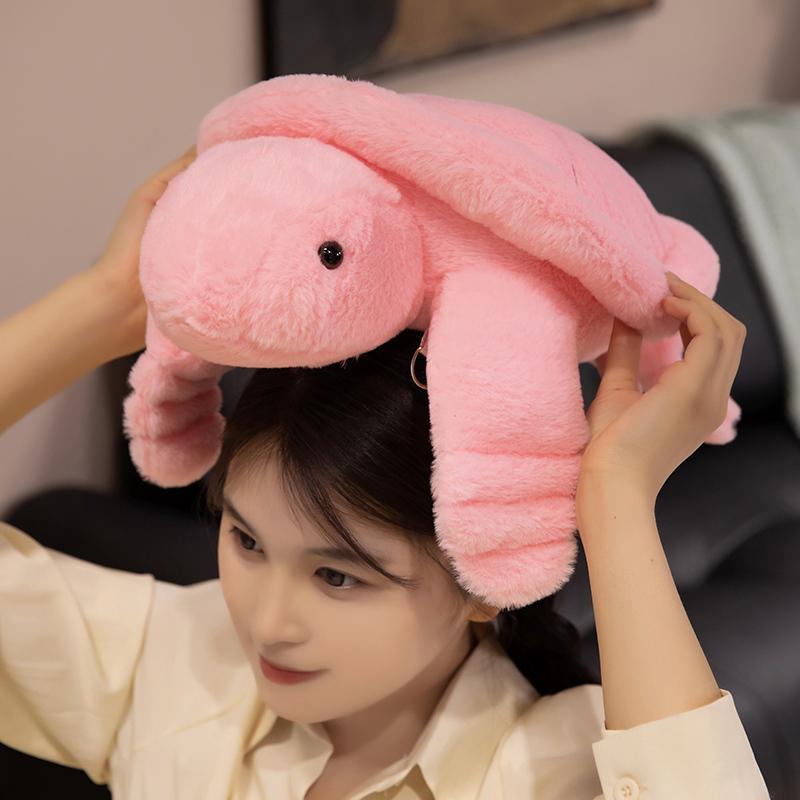 40Cm Cartoon Cute Tortoise Plush Doll Backpack Soft High Quality Colorful Turtle Plush Toy Home Decoration Gift For Children