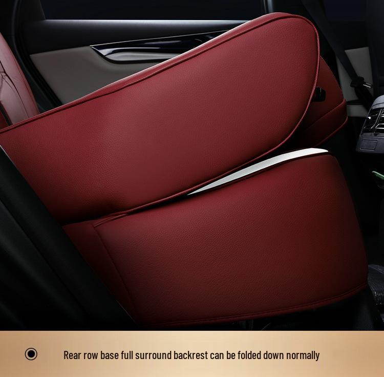BYD Qin PLUS All-Season Leather Car Seat Cushion for 5-Seater Sedan