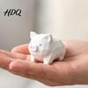 Cute Room Aesthetic Decor 3D Printed Piglet Figurine Geometric Low Poly Piggy Statue Durable