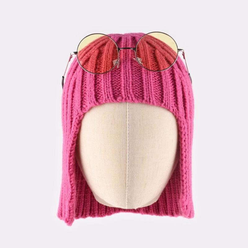 Warm And Soft Beanies Designed With Wig Feature And EarFlaps Perfect For Outdoor And Casual Use