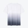 Qipai Men's Ice Algae Mud Gradient Print Round Neck T-shirt
