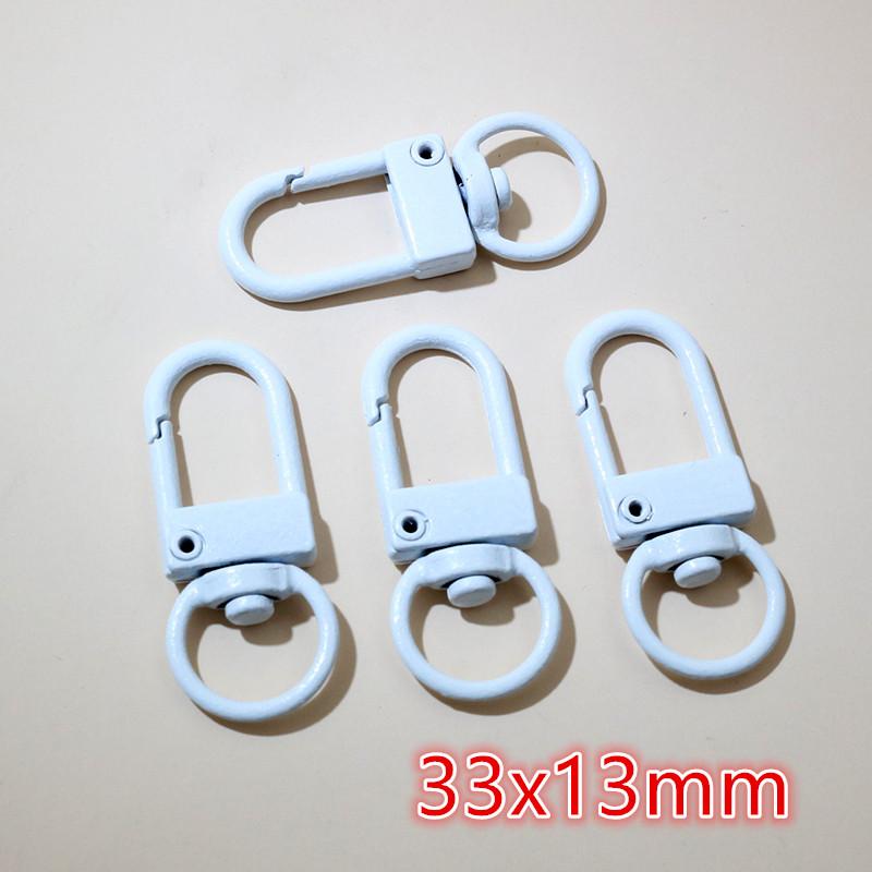 10pcs/lot Snap Lobster Clasp Hooks Gold Silver Plated DIY Jewelry Making Findings for Keychain Neckalce Bracelet Supplies