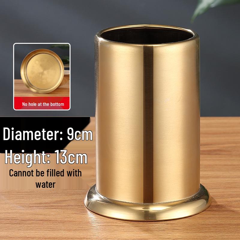 Stainless Steel and Bamboo Skewer & Chopstick Holder