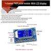Adjustable Digital Display PWM Signal Generator Module, 1/2/3 Channel, kHz Frequency Square/Rectangular Wave