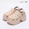2025 Summer New Fashion Chunky Platform Clogs Slippers for Women Thick Bottom Non Slip Beach Sandals Woman Wedges EVA Sandals