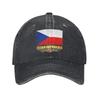 Wappen der Tschechischen Republik Baseballkappen Zubehör Für Unisex Verstellbare Trucker-Kappe