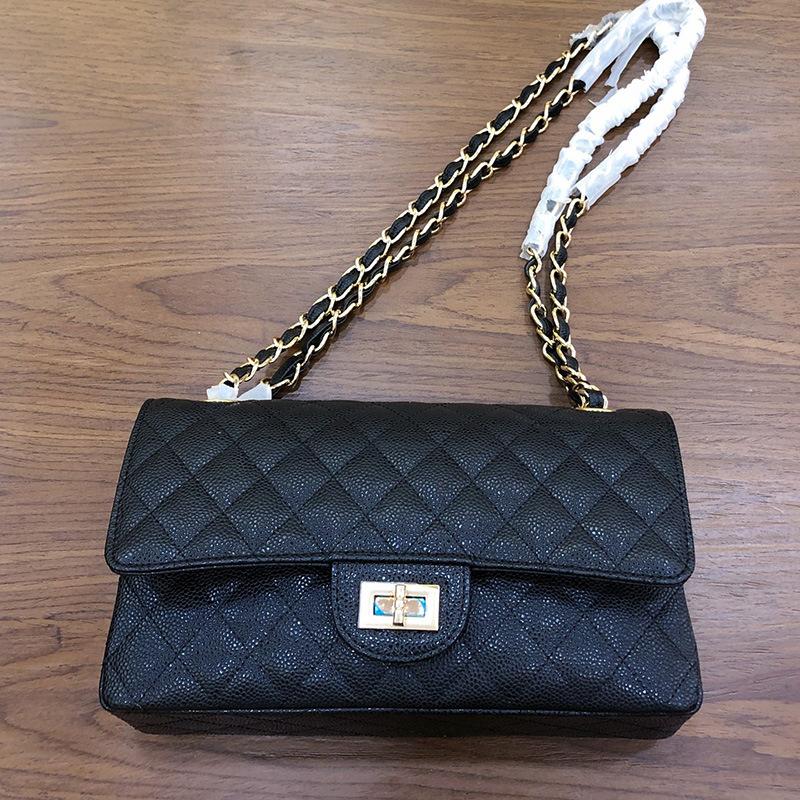 Новая сумка Xiaoxiangfeng cf из икорной кожи женская сумка коровья кожа высококачественная модная бриллиантовая сумка через плечо 25*7*16cm