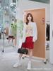 Nanyou New Spring Arrival: Wealth-Print Round Neck Loose Long Sleeve Women's T-Shirt