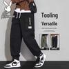 Men's Loose Cuffed Casual Cargo Pants