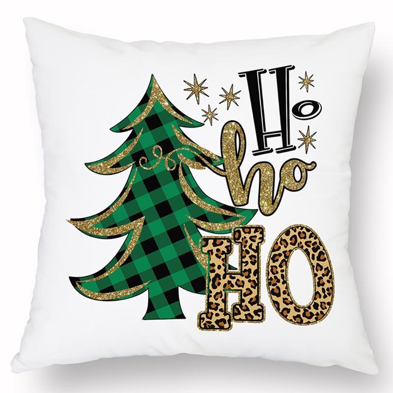 Νέα Χριστουγεννιάτικη Λινή Τυπωμένη Μαξιλαροθήκη Σπίτι Καναπές Σαλόνι Διακοπές Ανθεκτικό στη Βρωμιά Μαξιλάρι