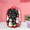 1Pcs Santa Claus Pop-Up Laundry Hamper Expandable Mesh Hamper Basket for Room Bedroom Bathroom Organization Contemporary Storage