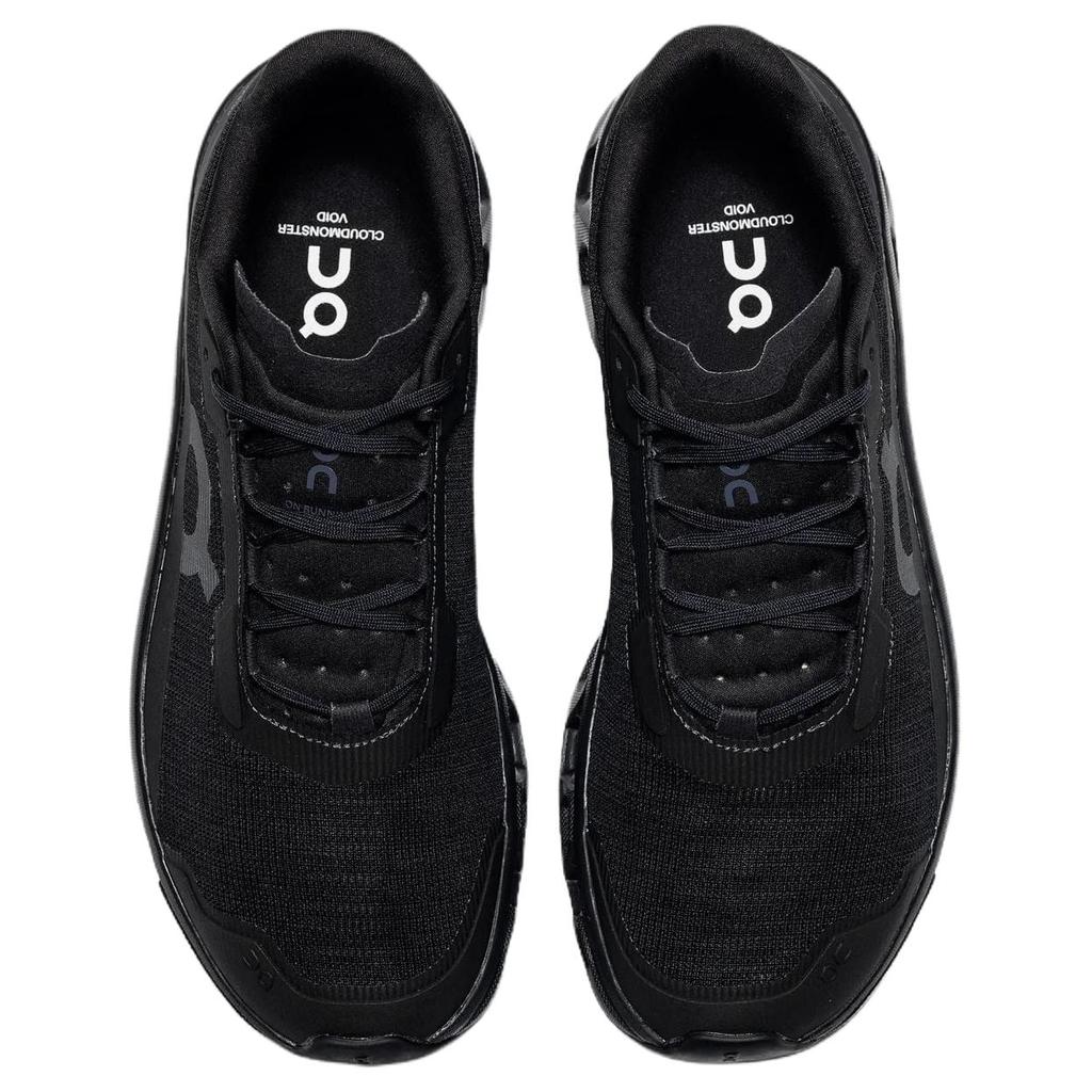 On Cloudmonster Void Breathable Low top Running Shoes Men's Black 3MG10911043