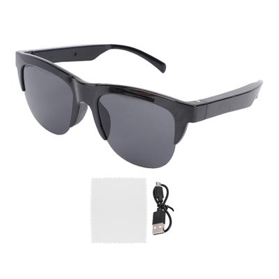 Smart Glasses Blue Light Blocking Bluetooth 5.4 Smart Sunglasses IP54 Water Proof 8H Playback Time Voice Control for