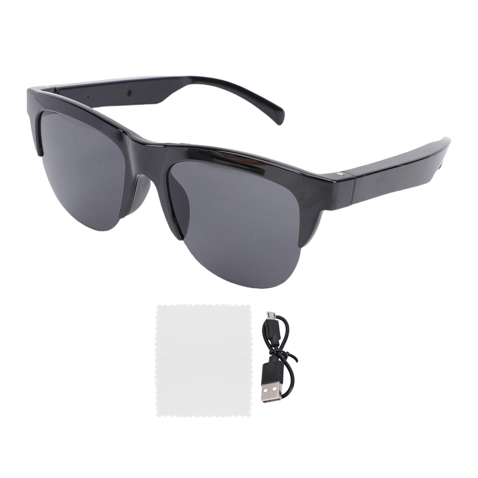 

Розумні окуляри з блокуванням синього світла Bluetooth 5.4 Розумні сонцезахисні окуляри IP54 Водонепроникні 8 годин відтворення V