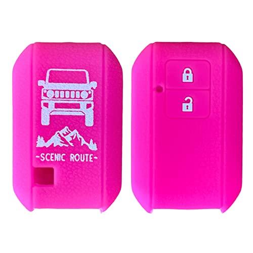 

[SUITY] Suzuki Jimny JB64 Sierra JB74 Специально разработан для предотвращения царапин Чехол для ключа-брелока Силиконовый чехол Чехол для ключа (розовый)