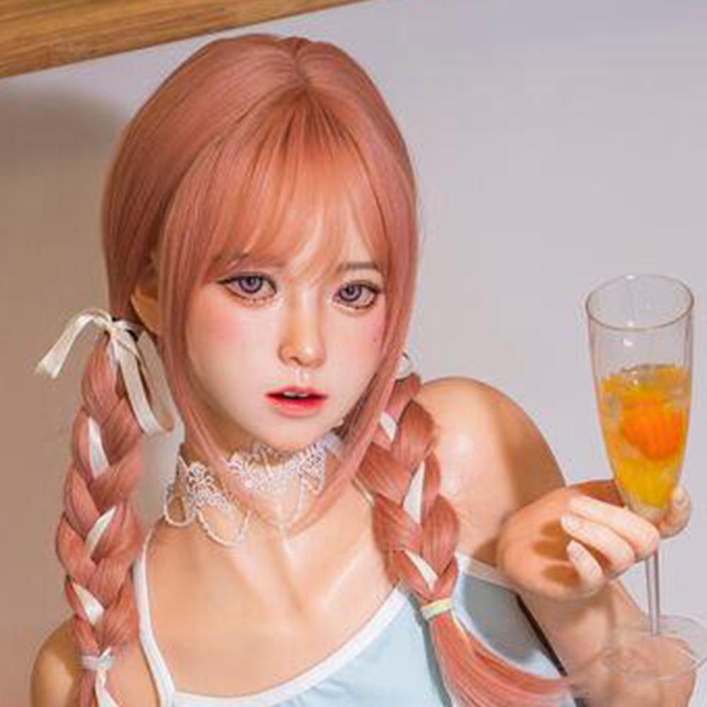 Replaceable TPE Head for Sex Dolls (Fits 130-180CM Bodies) - Upgrade Your Doll's Realism with a Wig-Compatible, Lifelike Head