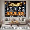 Party Backdrop Halloween Flat Banners Skeletons Pumpkin Celebrations Wedding Enthusiasts Celebration Photo Booth Front Door Decor