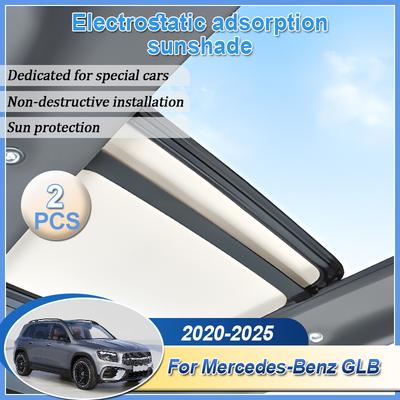 Schiebedach Sonnenschutz für Mercedes-Benz GLB 2024 2025 Auto Elektrostatische Adsorption Schiebedach Sonnenschutz Zubehör