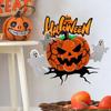 E-commerce Halloween Scary Face Pumpkin Self-Adhesive Stickers