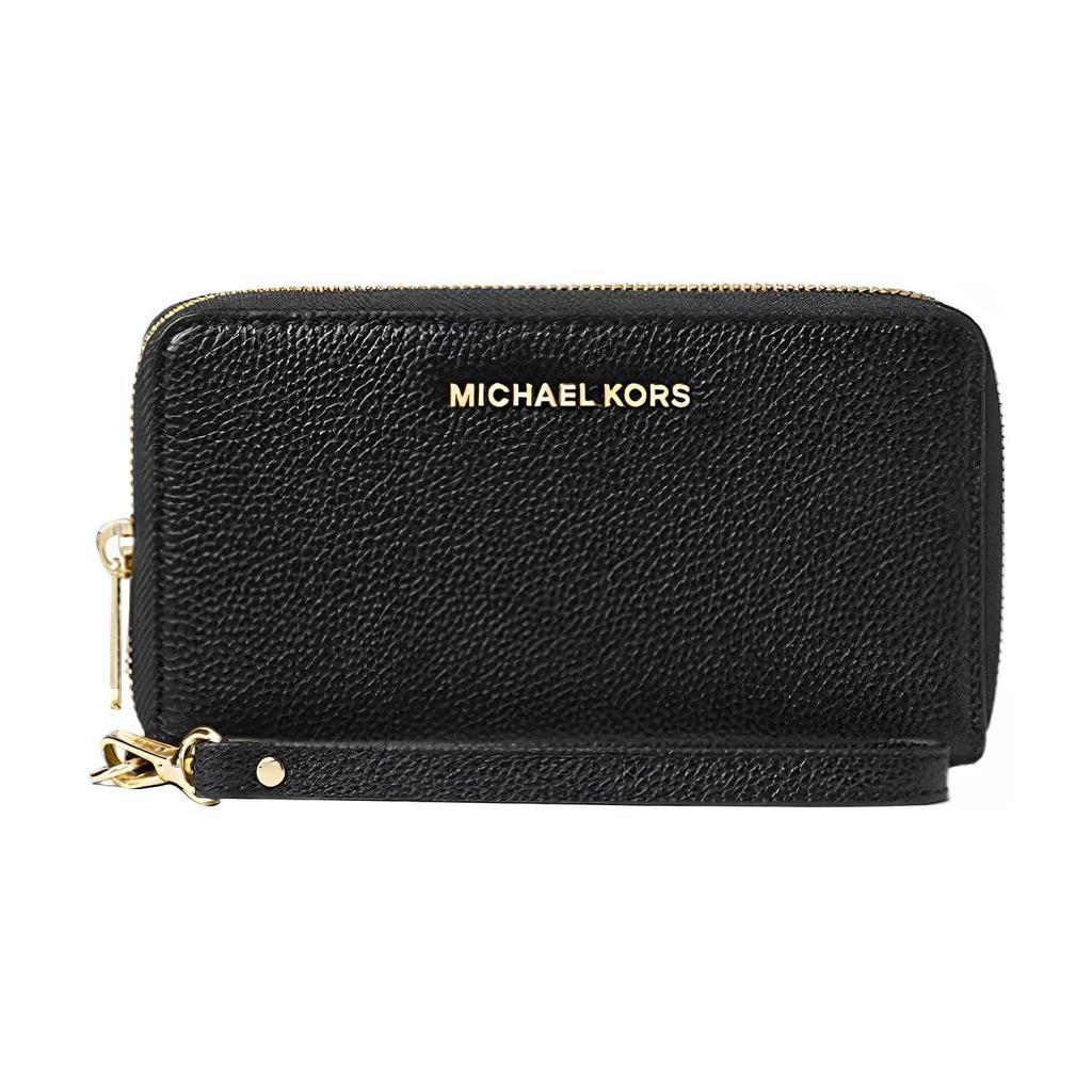 MICHAEL KORS Leather Wallet Large Women's Black 35S9GTVE7L-BLK