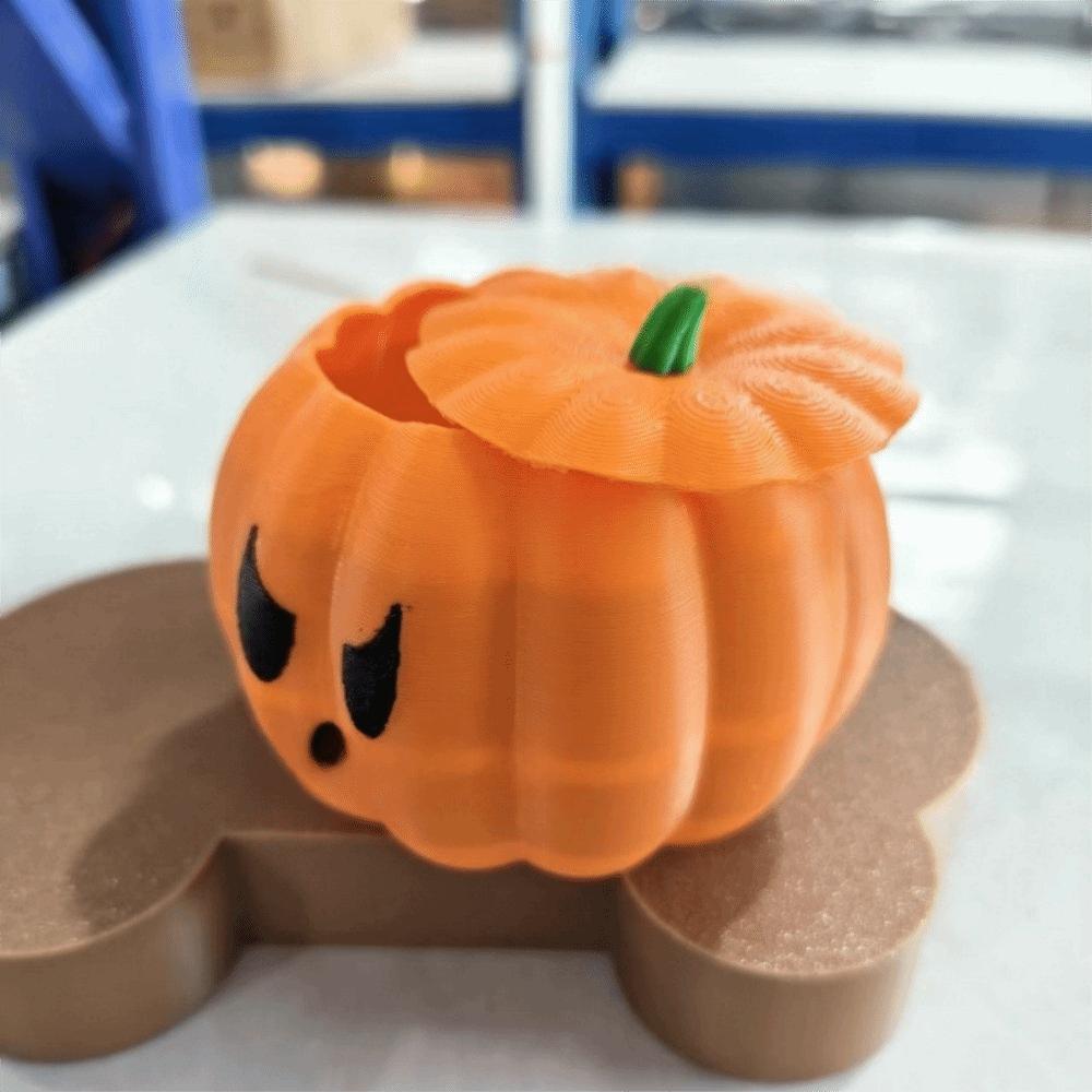 Decoration Pumpkin Ornaments Halloween Party Props 3D Printed Ghost Ornaments Funny Candy Box Kids Birthday Party