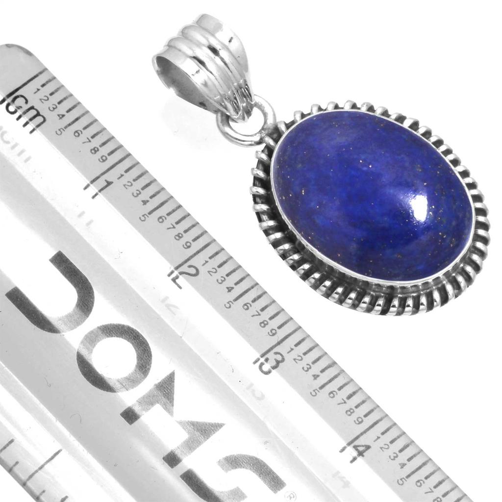 925 Sterling Silver Pendant Women Gemstone Handmade Jewelry Valentine's Day Gift Blue Green Purple Copper Turquoise Pearl Lapis Mother Of Pearl