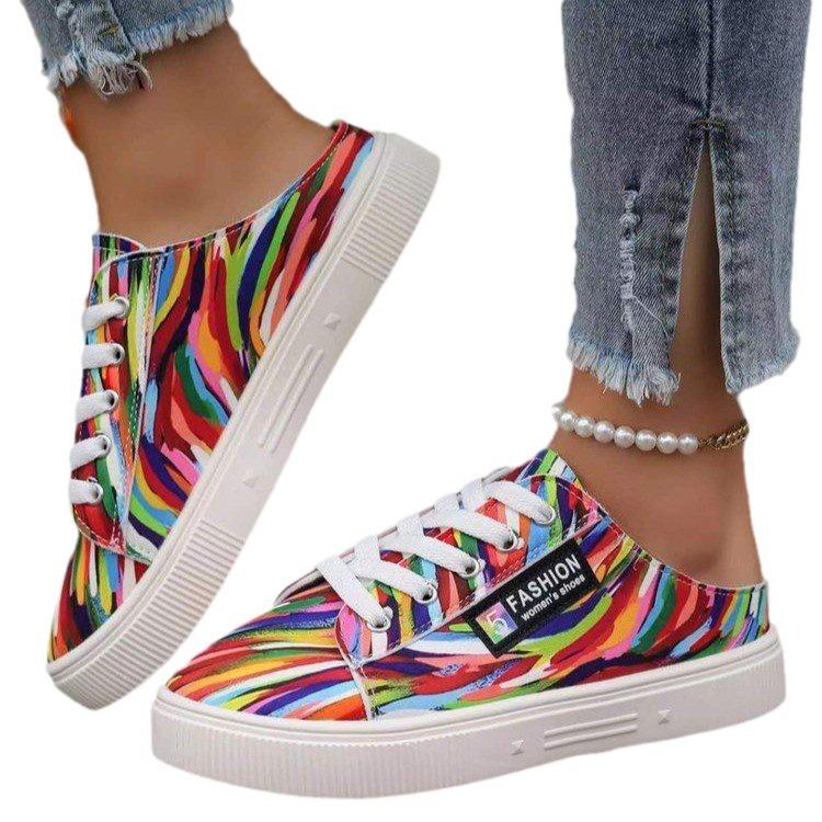 Casual Large Size Shallow Mouth Lazy Women's Shoes New Women's Comfortable Soft Sole Flat Sole Single Shoes Women