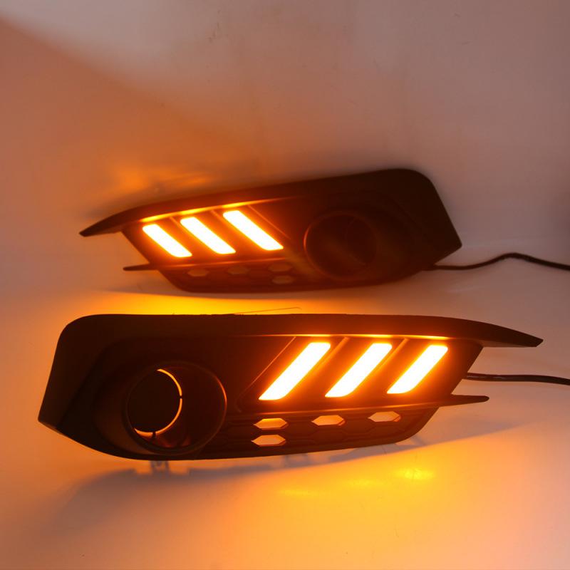 17-Model Honda New Civic LED Daytime Running Lights: Tenth Gen Mustang-Style, 3-Color Flowing Design