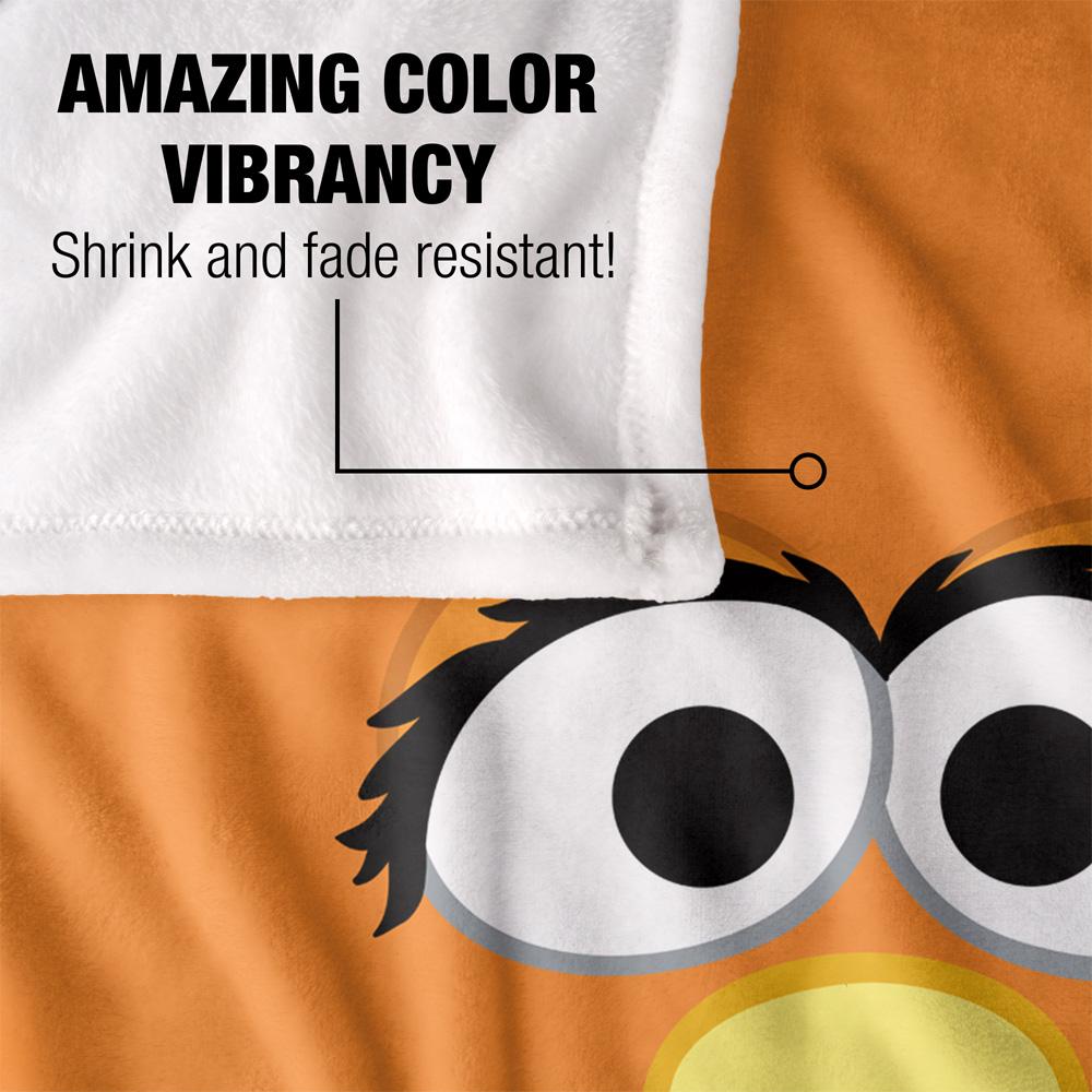 Sesame Street Face Murray Blanket