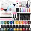 Maniküre-Set, Hybrid-Nagelgel-Lack mit Nagelverlängerungsgel, 36 W Nagelhärtungslampe, Nagelbohrmaschine, Nagelwerkzeuge, Kunst-Kits
