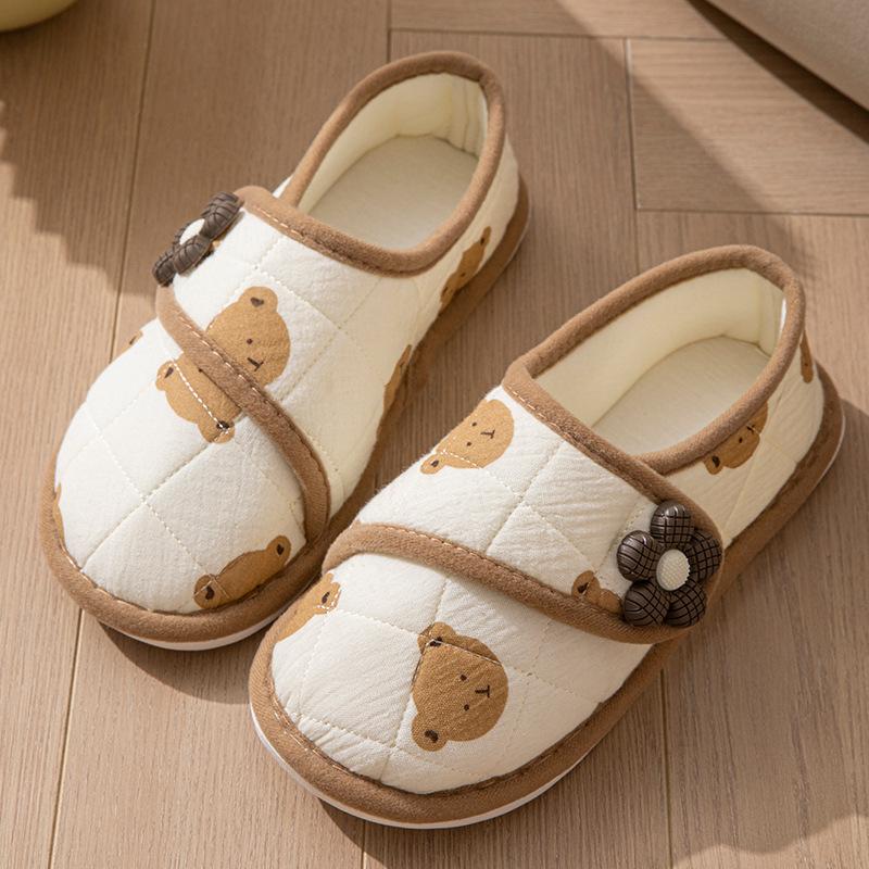 Pregnant women's confinement shoes season women's thin postpartum home non-slip breathable bag and soft-soled cotton slippers women's four seasons
