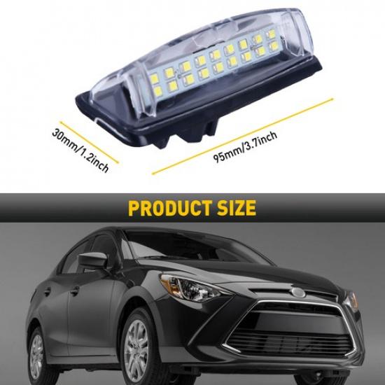 2X License For Plate LED Light Toyota Camry 2002-2011 2004-2010 Toyota Sienna