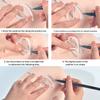 1 ks pravítko pro mapování obočí tvarovací pravítko na obočí rychlé kreslení za 1 minutu design obočí snadný nástroj mikroblading permanentní make-up šablony
