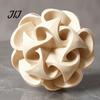 Versatile Office Desk Accessories 3D Printed Geometric Hollow Sphere Sculpture, Abstract Twisted Flower Fine Craftsmanship Decor Ball Ornament, Modern