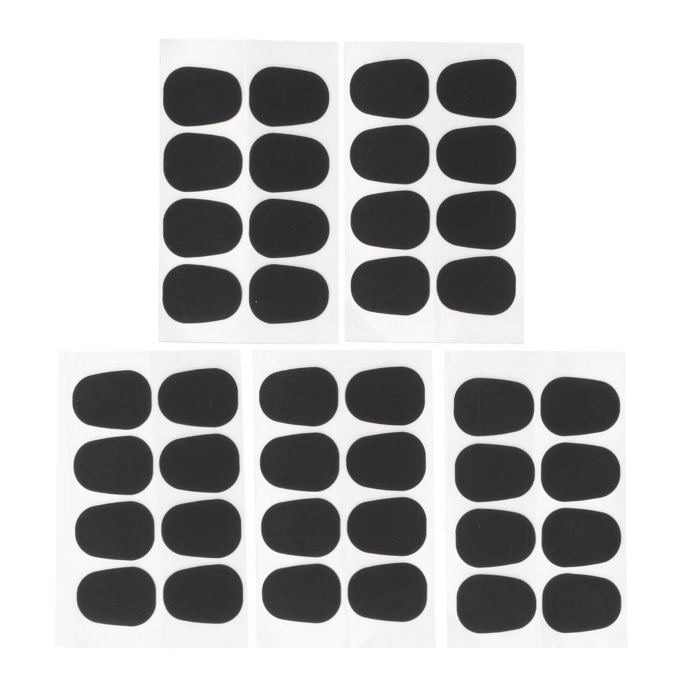 160 Pcs Black Color Clarinet Mouthpiece Patches For Saxophone Performance