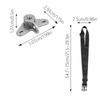 Multifunctional UAV Remote Strap Lanyard with Adjustable Length and Aluminum Base for Air 3 Quadcopter Aircraft