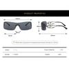 Vintage Y2k Rimless Sunglasses Women Men Fashion Luxury Designer Metal Hollow Punk Hip Hop UV400 Sun Glasses