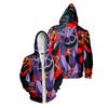 Smiling Critters 2026 Felpa con Zip Nuova Uomo Donna Moda Oversize Felpa con Zip Abbigliamento Largo Cappotti con Cappuccio