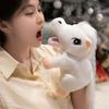 About 28cm Creative Horse Hand Puppet Doll Lovely Educational Plush Horse Hand Puppet Early Education Funny Gift