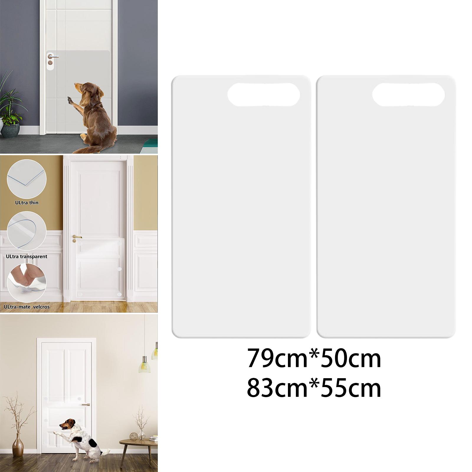 

2Pcs Door Protector Scratch Door Cover for Furniture Self Adhesive Right Door 79x50cm