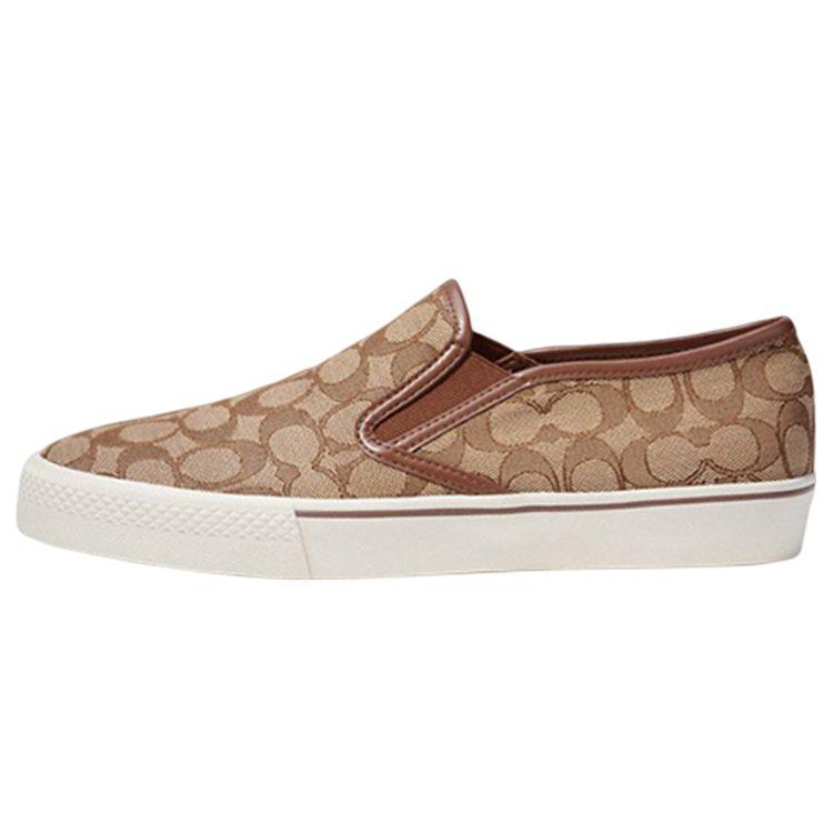 Coach Fabric Print Casual Shoes Men's Umber C8958-KHA