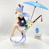 25cm Anime Genshin Impact Game Figure Kamisato Ayaka Pvc Action Figure Collection Model Doll Child Kid Gifts