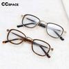 54227 Retro Steam Punk Glasses Frames Men Round Optical Eyewear Metal Spectacle Frame Computer Eyeglasse