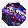 1PC SpiderMan: Across the SpiderVerse Automatic Open/Close, 8-Rib Durable Frame Compact Travel Umbrella for Men & Women S1222006