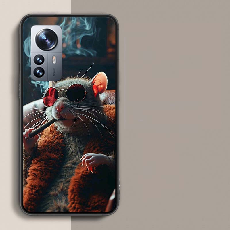 Cute Hamster Phone Case For Redmi Note 13 Pro Plus 14 Pro+ 12S 12 11S 11T 11E 11 10S 10 9S 9 Xiaomi Capa TPU