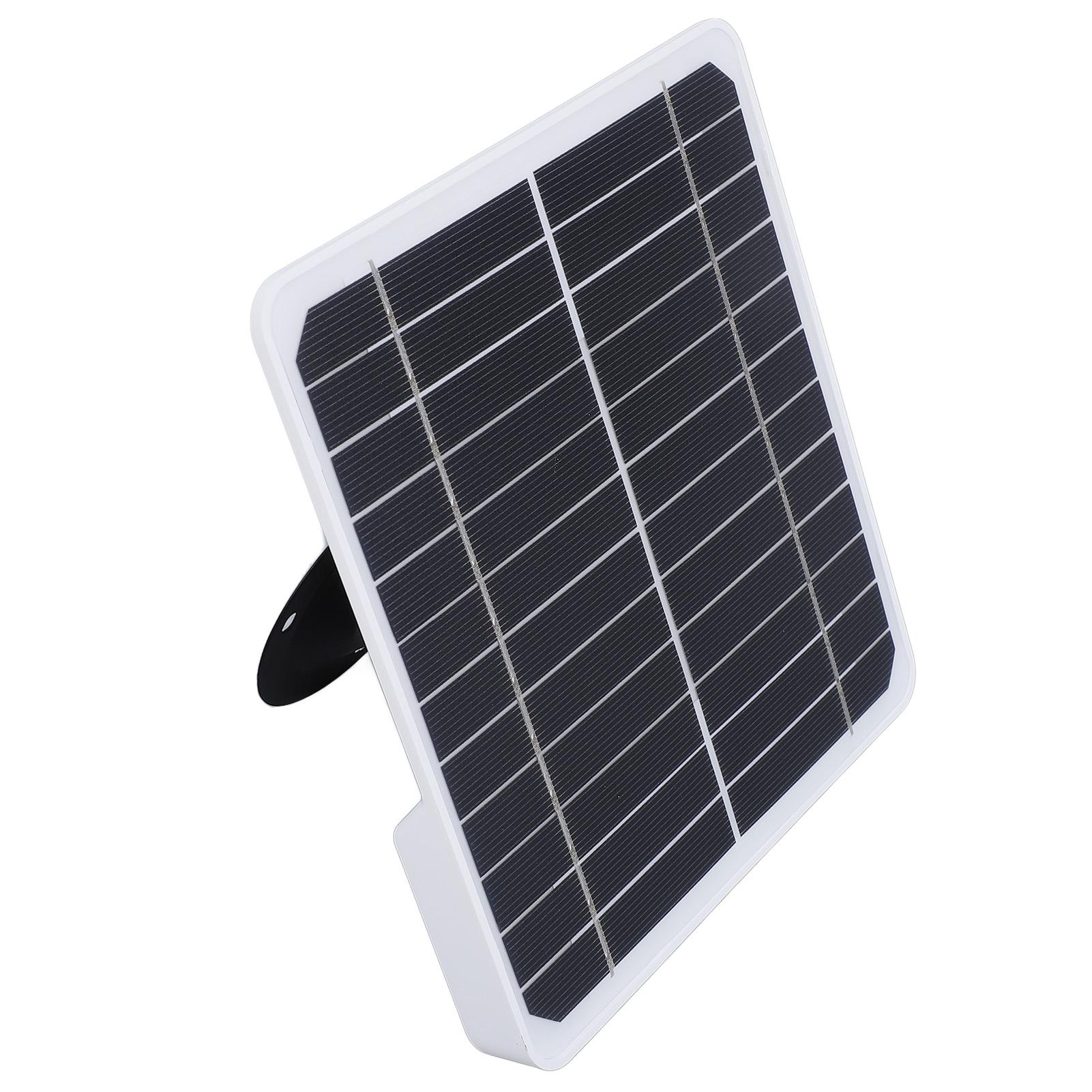 

20 Вт Настенная солнечная панель IP68 Водонепроницаемая монокристаллическая солнечная панель Зарядное устройство с зарядным кабелем 9,8 фута для камеры видеонаблюдения