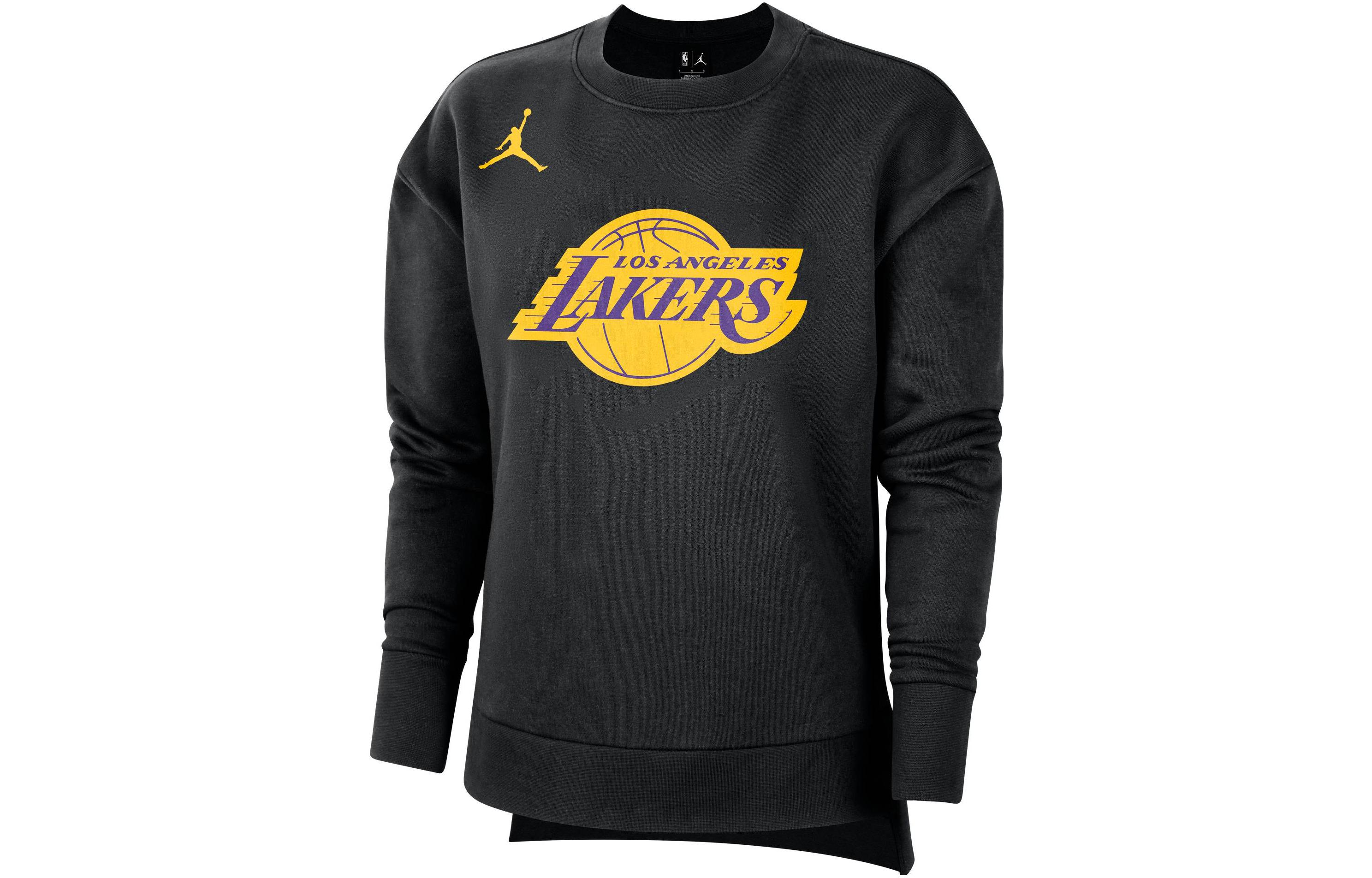 Jordan Air Jordan X LA Lakers Свитшот Женский Черный DR2519-010 L