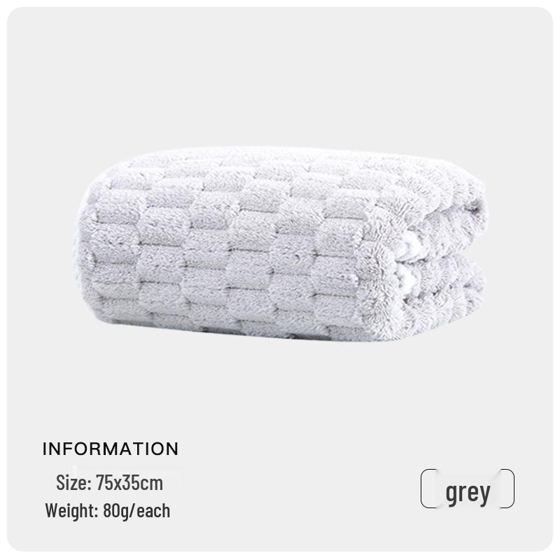 Quick-Dry Coral Fleece Face Towels for Home Use - Absorbent, No Shedding, Pure Cotton Bath Towels for Couples, New 2025 Style