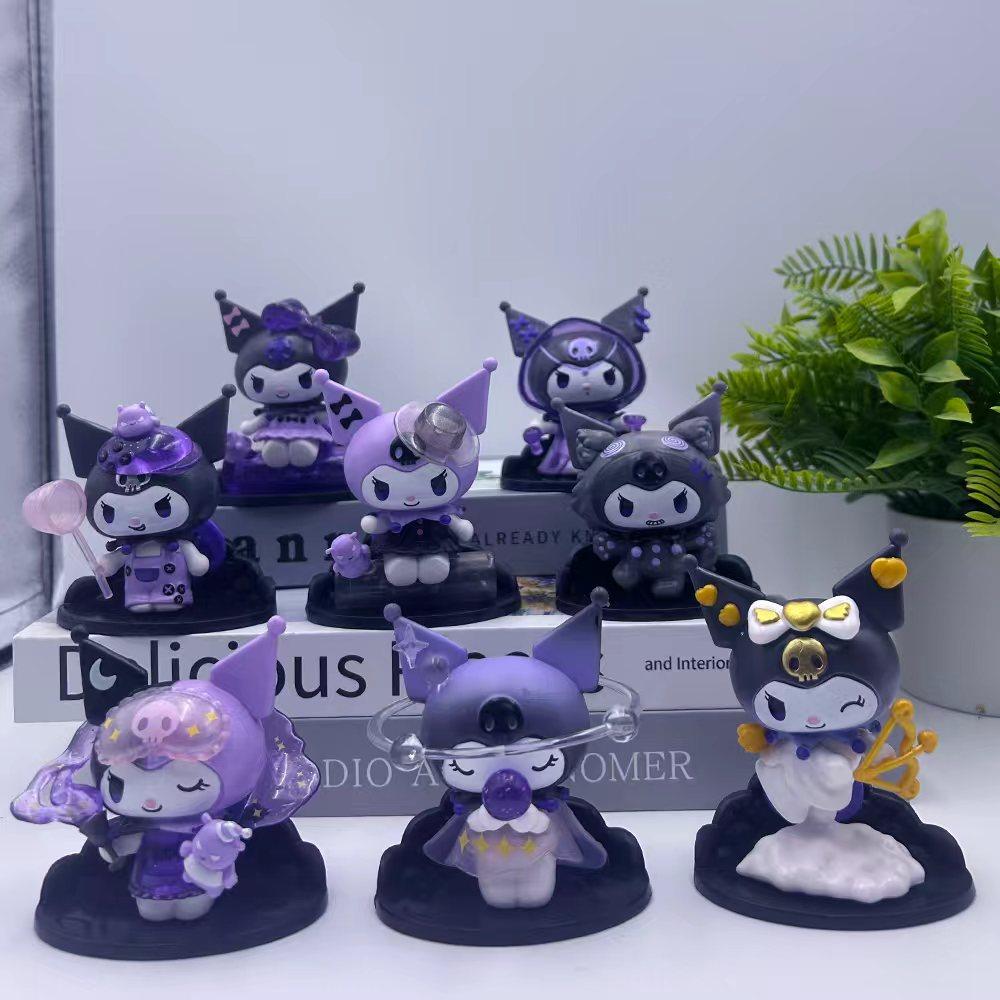 Kuromi Blind Box Werewolf kill Series Action Figure Dolls Anime Figures Surprise Bag Cute Model Fans Collection Toy